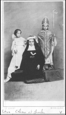 Léon, Célina et Charles Hancart