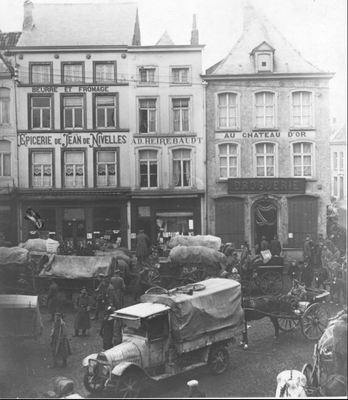 La retraite des Allemands en 1918