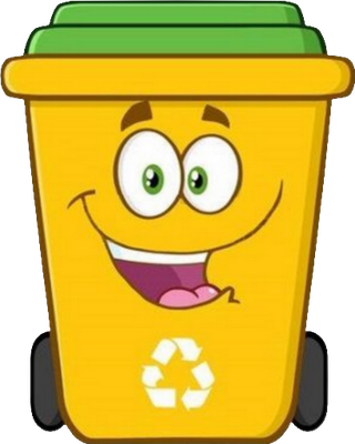 poubelle - divers - smiley émoticône émoji cartoon clipart illustration - artémotic
