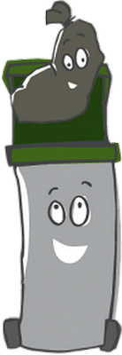 poubelle - divers - smiley émoticône émoji cartoon clipart illustration - artémotic