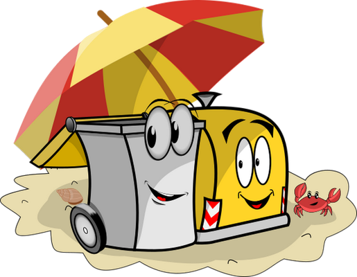 poubelle - divers - smiley émoticône émoji cartoon clipart illustration - artémotic