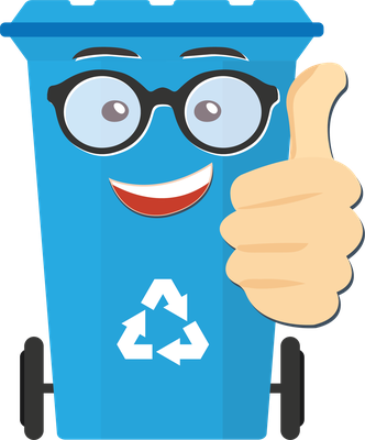 poubelle - divers - smiley émoticône émoji cartoon clipart illustration - artémotic
