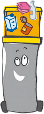 poubelle - divers - smiley émoticône émoji cartoon clipart illustration - artémotic