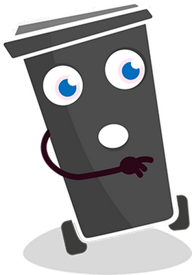 poubelle - divers - smiley émoticône émoji cartoon clipart illustration - artémotic