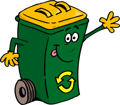 poubelle - divers - smiley émoticône émoji cartoon clipart illustration - artémotic