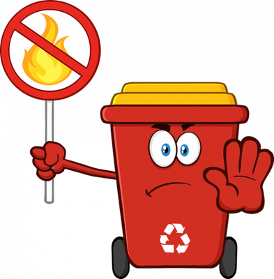 poubelle - divers - smiley émoticône émoji cartoon clipart illustration - artémotic