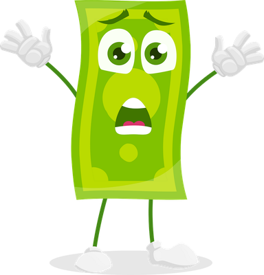 argent - divers - smiley émoticône émoji cartoon clipart illustration - artémotic