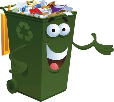poubelle - divers - smiley émoticône émoji cartoon clipart illustration - artémotic