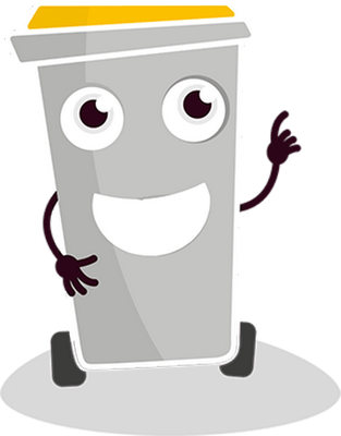 poubelle - divers - smiley émoticône émoji cartoon clipart illustration - artémotic