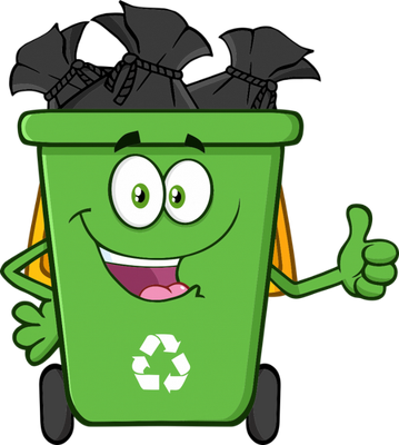 poubelle - divers - smiley émoticône émoji cartoon clipart illustration - artémotic