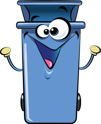poubelle - divers - smiley émoticône émoji cartoon clipart illustration - artémotic