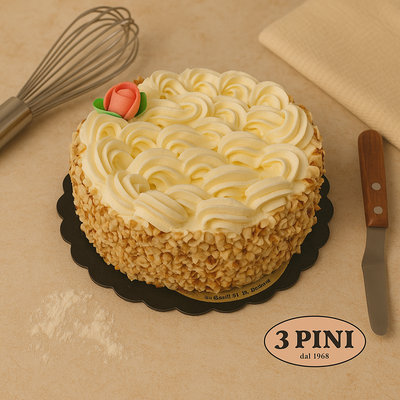 Il nostro classico, la chantilly morbido pan di spagna aromatizzato all vaniglia, crema chantilly.