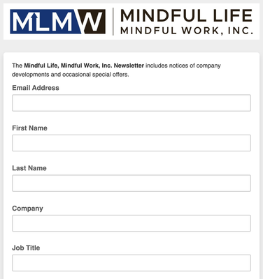 MLMW Newsletter
