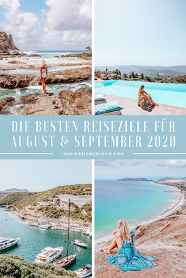 Finde die besten Reiseziele für August und September 2020! Du überlegst dir, wohin du im August reisen solltest? In meinem Blogbeitrag stelle ich dir tolle Reiseziele für den Sommer 2020 zwischen Juli, August und September zusammen. Die beste Reisezeit, I