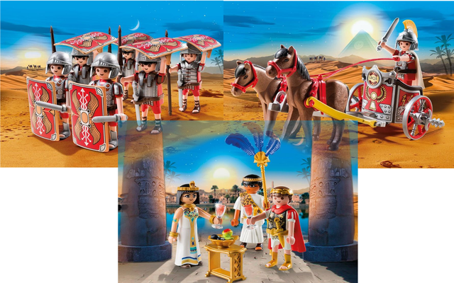 Playmobil - César, Cléopâtre et armée romaine