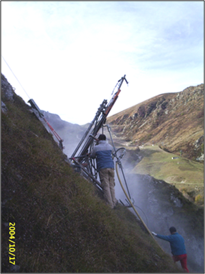 Barriera fermaneve (paravalanghe) - Piemonte CN