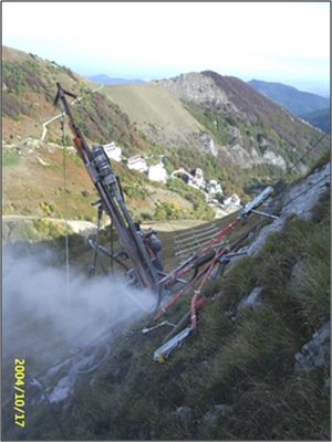 Barriera fermaneve (paravalanghe) - Piemonte CN