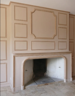 reproduction à l'identique de moulures murales de château