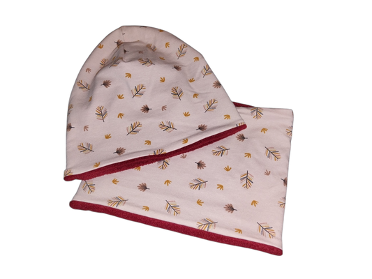 SaSch SelbstgefertigtesausSchwaben Selbstgefertigtes aus Schwaben Sarah Schäuble Handarbeit handmade selbstgemacht Beanie Mütze Loop Schlauchschal Schal Fleece Zweige