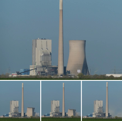 12. April 2025 - Sprengung_Kühlturm - 4 Bilder