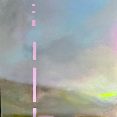 LUFT mit Störung 6 Acryl auf Leinwand 70x70 cm