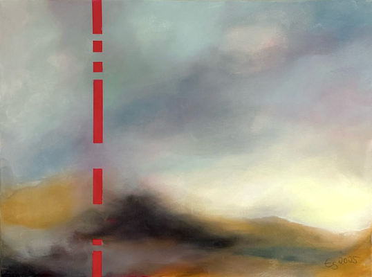 LUFT mit Störung 7 Acryl auf Leinwand 60x80 cm