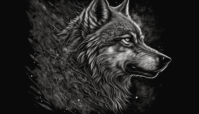 Wolf Wölfin Tattoo 