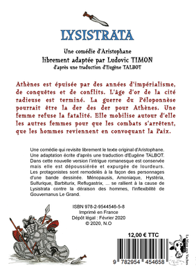 Lysistrata d'Aristophane (libre adaptation de Ludovic TIMON) [4C]