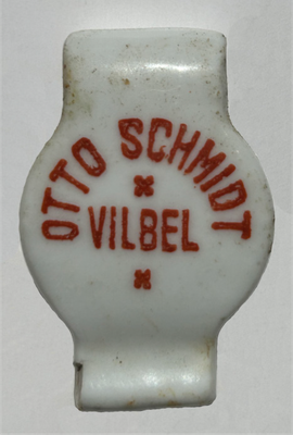 Porzellanverschluss von Otto Schmidt etwa zwischen 1920 und 1928 in Verwendung