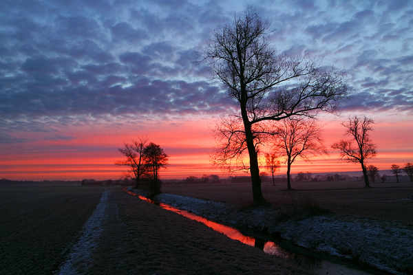 Sonnenaufgang an der Gehle