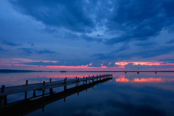 Blaue Stunde Steinhuder Meer