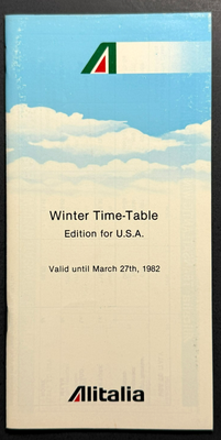 Credit: airline timetable images
