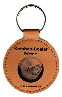 Schlüsselanhänger der Krabben-Bouler