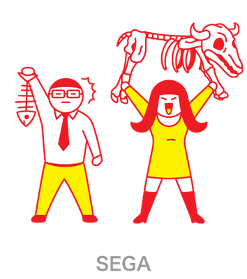SEGA＿化石プレイ＿webイラスト