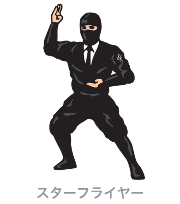スターフライヤー＿FLYER★NINJYA＿キャラクター＿movie、パンフレット