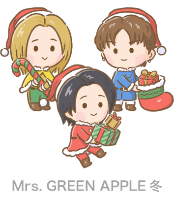 Mrs.GREEN APPLE×ローソン_2025winter_キャラクター