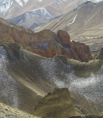 couleurs de terre haut mustang himalaya plateau tibetain