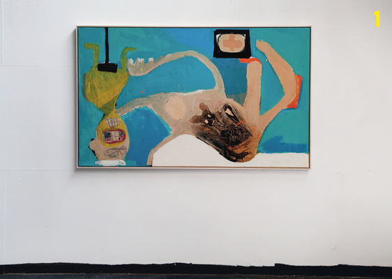 Der Versuch einem alten Hasen Social Media zu erklären, 2021, 120 x 200 cm