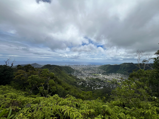 Waikiki und links de Diamond Head