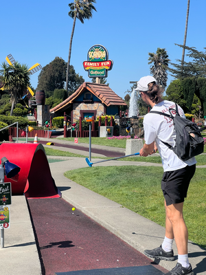 Minigolf...
