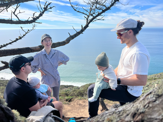 Baby-hike mit em Moe, de Sarah und em Max in Pacifica