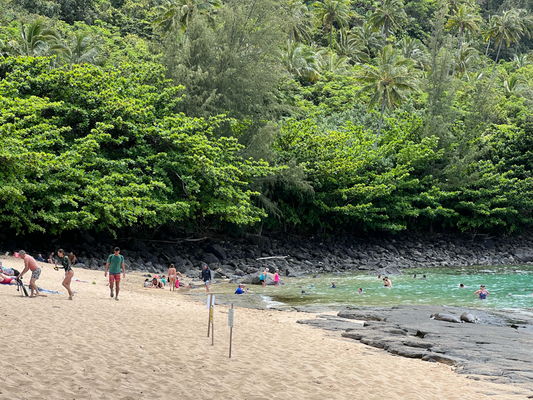Ke'e Beach - zrugg am Usgangspunkt nach 8.5 miles (14km)