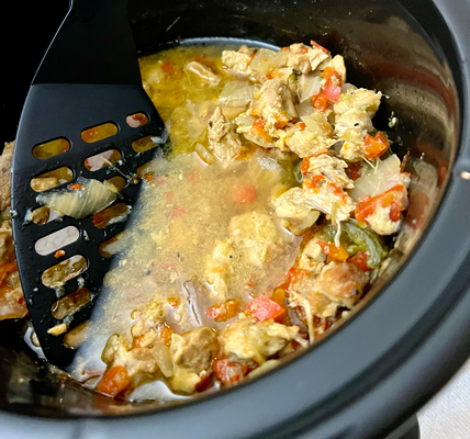 Uuufff... Das Salsa Verde vom Slow Cooker isch so viel feiiner gsi als es usgseh het :))