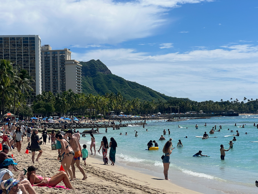 Busy Waikiki over Valentines Day!