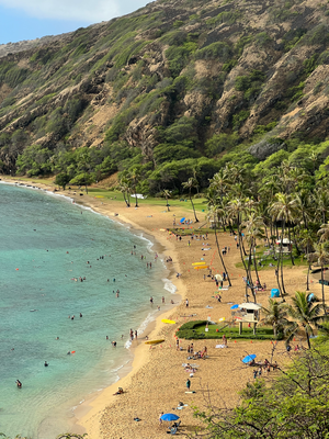 Samstigmorge simmer eusi neu Gopro go usprobiere id Hanauma Bay!