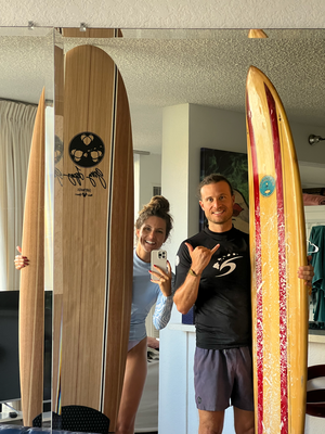 Mer sind jede Tag go surfe :D