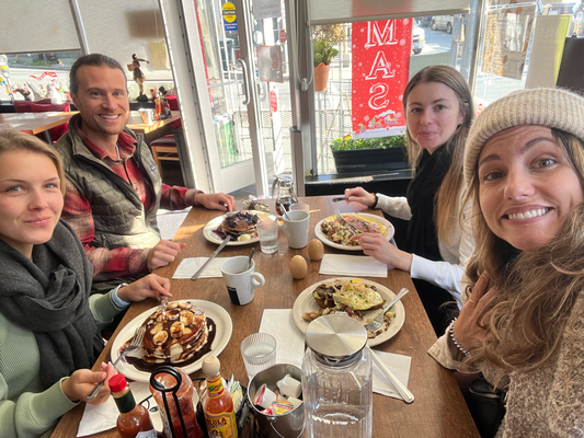 Abschluss Brunch im Glen Park Café
