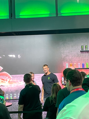 Sali du, ehemalige Footballspieler (Rob Gronkowski)