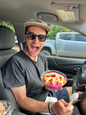 Acai Bowl mit Dragonfruit. Feiner usgseh als sie gsi isch...leider