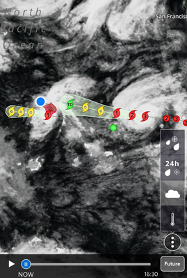 De zweit Sturm löst sich zum Glück glaubs uuf biser uf Insel-Höchi isch!
